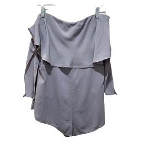 L’Atiste Strapless Romper Grey Size Medium